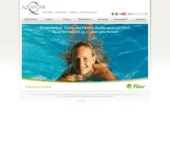 Aquafoehr.de(Aquaföhr) Screenshot