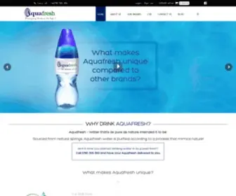 Aquafresh.lk(Aquafresh Bottled Drinking Water is produced by Access Natural Water (Pvt)) Screenshot
