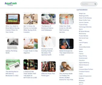 Aquafreshprime.com(Aquafresh Prime) Screenshot