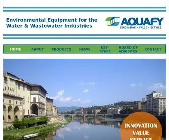 Aquafy-WT.com(Aquafy Water Technologies) Screenshot