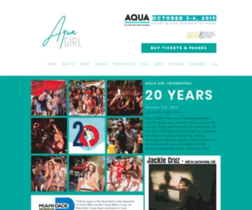 Aquagirl.org(Aqua Girl) Screenshot