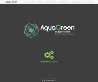 Aquagreen.dk(Innovative and versatile sludge treatment) Screenshot