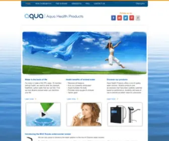 Aquahealthproducts.com(Aqua Health Products) Screenshot