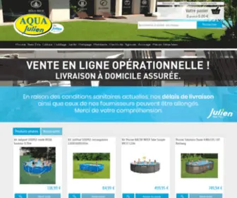 Aquajulien.com(Rénovation de piscine) Screenshot