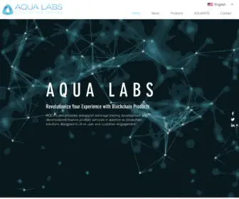 Aqualabs.io(AQUA Labs) Screenshot