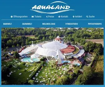 Aqualand.de(Freizeitbad in K) Screenshot