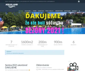 Aqualandbb.eu(Novinky) Screenshot