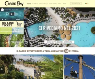 Aqualandia.it(Caribe Bay a Jesolo è il Parco Acquatico tematico n.1 in Italia a Lido di Jesolo Venezia) Screenshot