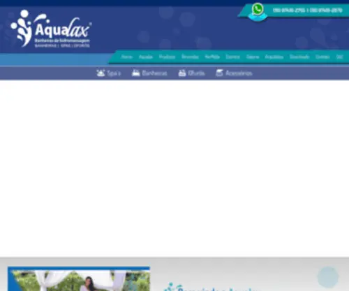 Aqualax.com.br(Fabricação) Screenshot