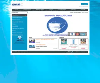 Aqualing.rs(Aqualing bazeni: priznati stručnjak za bazene) Screenshot