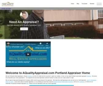 Aqualityappraisal.com(A Quality Appraisal) Screenshot