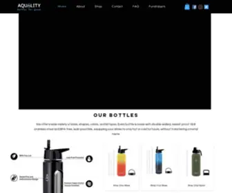 Aqualitybottles.com(AQUALITY Bottles) Screenshot