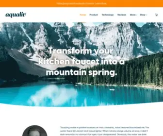 AqualivWater.com(AquaLiv Water System) Screenshot