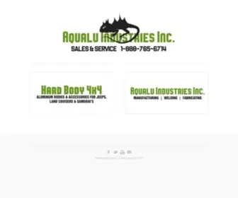 Aqualu.com(Aqualu Industries Inc) Screenshot