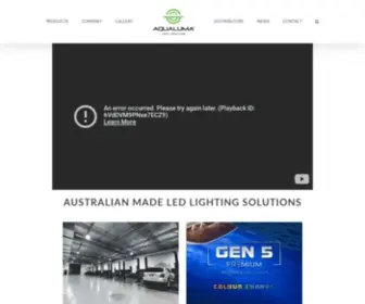 Aqualuma.com(Aqualuma LED Lighting) Screenshot