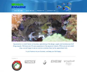 Aquam.co.uk(Aqua Marine) Screenshot
