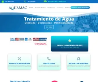 Aquamac.cl(Venta de Agua Destilada) Screenshot