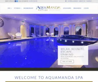 Aquamanda.co.uk(Luxury Spa in Kent & Spa Hotel Kent) Screenshot