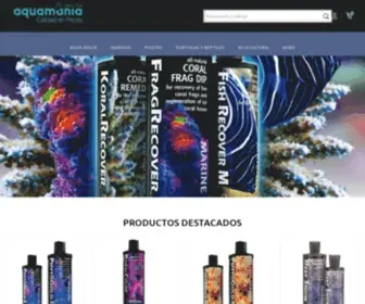 Aquamania.cl(Acuarios y peceras en chile) Screenshot