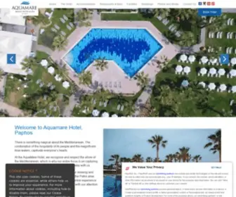 Aquamarehotel.com(Hotels Paphos) Screenshot