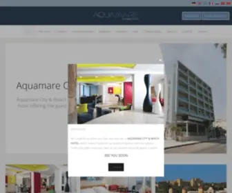 Aquamarerodos.gr(Aqua Mare City & Beach Hotel) Screenshot