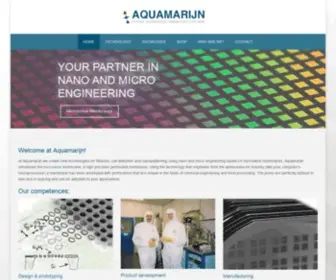 Aquamarijn.nl(Aquamarijn Micro Filtration BV) Screenshot