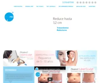 Aquamed.com.pe(Centro de Medicina Estética) Screenshot