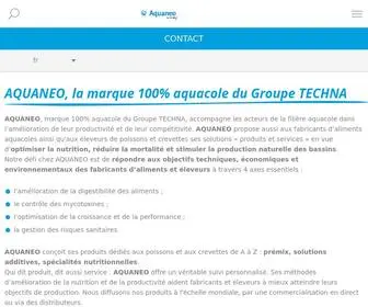 Aquaneo-Techna.com(AQUANEO, la marque 100% aquacole du Groupe TECHNA) Screenshot