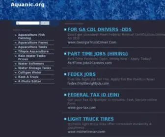 Aquanic.org(Aquanic) Screenshot