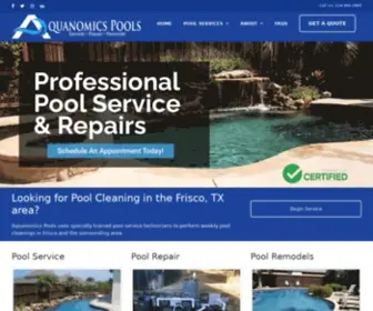 Aquanomicspools.com(Aquanomics Pools) Screenshot