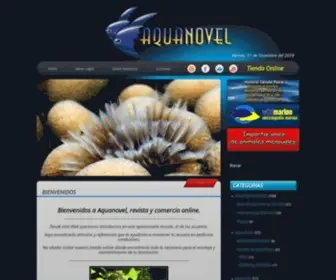 Aquanovel.com(Revista y Comercio online) Screenshot