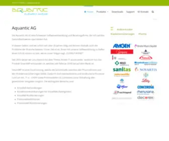 Aquantic.ch(Clearly ahead) Screenshot