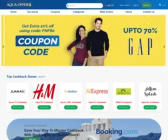 Aquaoffers.com(AquaOffers Cashback) Screenshot