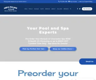 Aquapalace.com(Aqua Palace) Screenshot