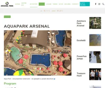 Aquaparkarsenal.ro(AquaPark Arsenal) Screenshot