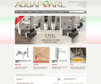 Aquapearl.com.ua(Керамическая плитка из Италии) Screenshot