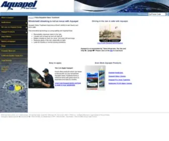 Aquapel.com(Aquapel Glass Treatment) Screenshot