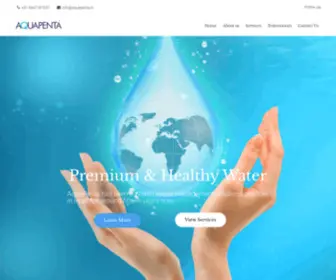 Aquapenta.in(Aquapenta isbrand one of the top wastewater treatment company in Kochi. Our technology) Screenshot