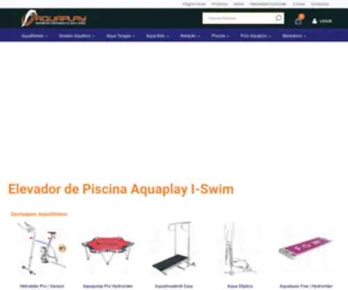 Aquaplay.pt(Hidrobike e Equipamentos Profissionais de Aquafitness) Screenshot