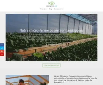 Aquaponie.net(L'aquaponie expliquée pas à pas) Screenshot
