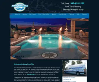 Aquapooltile.com(Pool Tile Repair) Screenshot