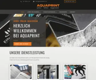 Aquaprint.ch(AquaPrint) Screenshot