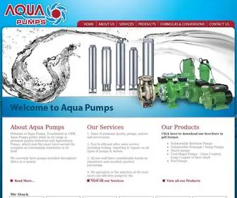 Aquapumps.co.za(Aqua Pumps) Screenshot