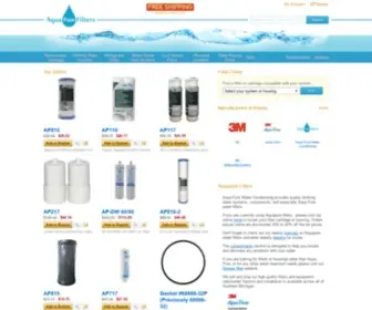 Aquapurefilters.com(Aqua Pure Water Conditioning) Screenshot