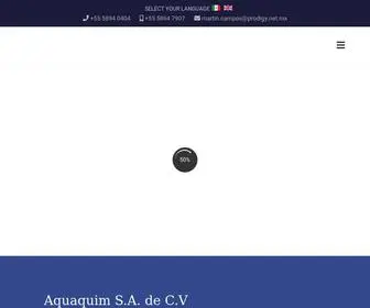 Aquaquimsadecv.com(Especialidades Químicas) Screenshot