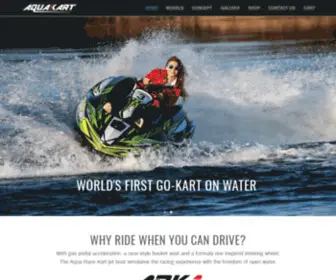 Aquaracekart.com(A new Sport) Screenshot