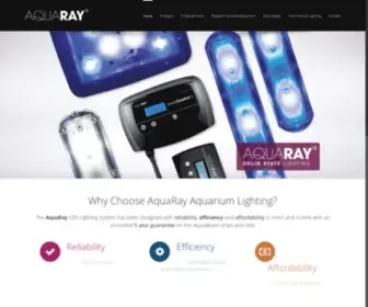 Aquaraylighting.co.uk(Aquaray Aquarium Lighting) Screenshot