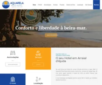 Aquarelahotel.com.br(Aquarela Praia Hotel) Screenshot