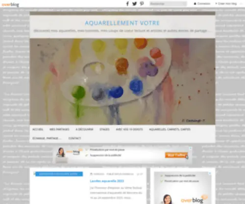 Aquarellement-Votre.com(Aquarellement votre) Screenshot