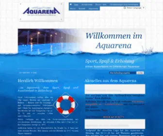 Aquarena.org(Das Sport und Familienbad in Dillenburg) Screenshot